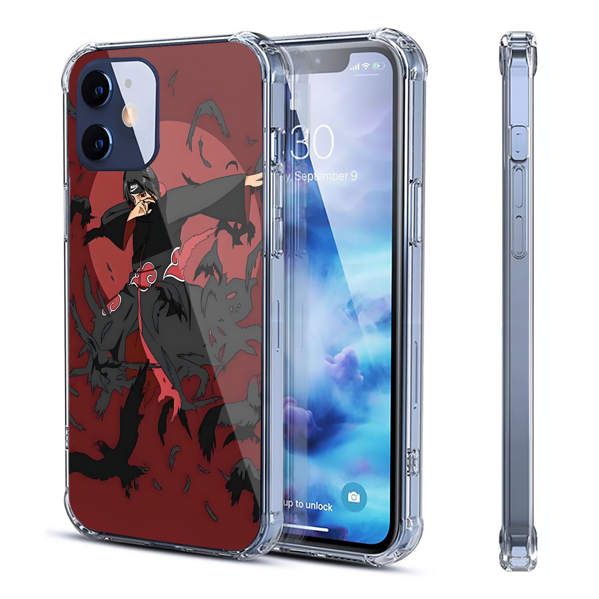 （画像用） NARUTO -ナルト- NARUTO -ナルト- 疾風伝 【iPhone 12シリーズ対応】透明スマホケース（クリアソフトケース）